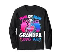 Gender Reveal Grandpa Team, Rose ou Bleu, qu'en Pensez-Vous ? Manche Longue