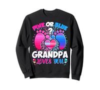 Gender Reveal Grandpa Team, Rose ou Bleu, qu'en Pensez-Vous ? Sweatshirt