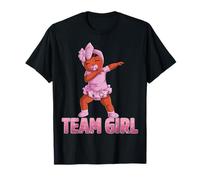Gender Reveal Party Team Black Girl Baby Announcement Women T-Shirt