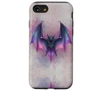 Genderfluid Bat Skull Goth Halloween Pride Colors Gothic Coque pour iPhone SE (2020) / 7 / 8