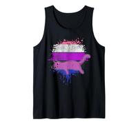 Genderfluid Drapeau Chat Chaton LGBT Gay Genderfluid Pride Débardeur