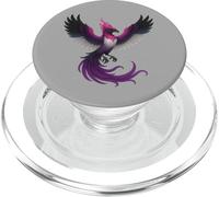 Genderfluid Phoenix Bird Queer Pride Flag Rising From Ashes PopSockets PopGrip pour MagSafe