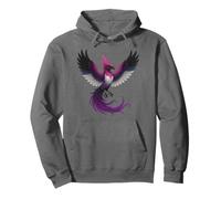 Genderfluid Phoenix Bird Queer Pride Flag Rising From Ashes Sweat à Capuche