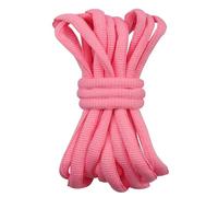 Gendewiner 1 Paire de Lacets Rose 120cm Ovales Sport Demi Ronds - Lacet Pour Asics Gel Nyc, Air Force 1, Lowa, Converse, Nike,Adidas Campus - Lacet de Laces pour Chaussures Baskets