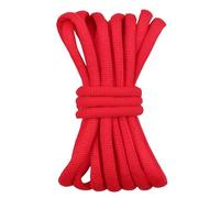 Gendewiner 1 Paire de Lacets Rouge 140cm Ovales Sport Demi Ronds - Lacet Pour Asics Gel Nyc, Air Force 1, Lowa, Converse, Nike,Adidas Campus - Lacet de Laces pour Chaussures Baskets