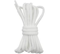 Gendewiner 2 Paires de Lacets Blanc 140cm Ovales Sport Demi Ronds - Lacet Pour Asics Gel Nyc, Air Force 1, Lowa, Converse, Nike,Adidas Campus - Lacet de Laces pour Chaussures Baskets