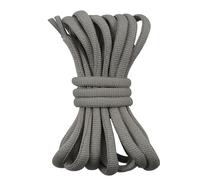 Gendewiner 2 Paires de Lacets Gris Foncé 120cm Ovales Sport Demi Ronds - Lacet Pour Asics Gel Nyc, Air Force 1, Lowa, Converse, Nike,Adidas Campus - Lacet de Laces pour Chaussures Baskets