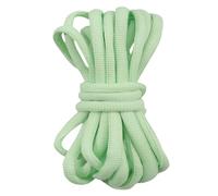 Gendewiner 2 Paires de Lacets Vert Clair 120cm Ovales Sport Demi Ronds - Lacet Pour Asics Gel Nyc, Air Force 1, Lowa, Converse, Nike,Adidas Campus - Lacet de Laces pour Chaussures Baskets