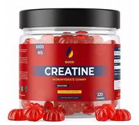 Gene and Good | Gummies de créatine pour le fitness, 5000 mg de créatine monohydratée, 1000 mg de L-Taurine, 200 mcg de vitamine B12, améliore la force et la masse musculaire