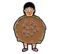 Gene Belcher Badge à épingle en émail avec inscription « This Is Me Now » - Costume de hamburger - Bob Burgers - 3,6 cm, 1.4 Inches, Émail, émail