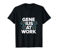 Gene Ius au Travail - Funny Crispr DNA T-Shirt Graphique avec Valeur