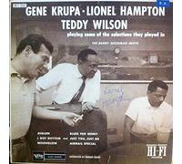 GENE KRUPA/LIONEL HAMPTON/TEDDY WILSON - Playing Some Of The Selections They Played In The Benny Goodman Movie (12" Vinyl LP)(1956)(CLEF Records MG C 681)