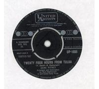 Gene Pitney - TWENTY FOUR HOURS FROM TULSA 7" (45) UK UNITED ARTISTS 1963 B/W LONELY NIGHT DREAMS (UP1035) STICKER ON LABEL