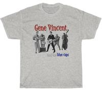 Gene Vincent & The Blue Caps Rockabilly Men's Unisex T T-Shirts à Manches Courtes Tee(Medium)