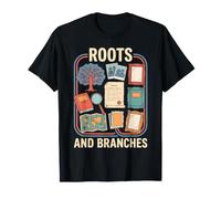 Généalogie Affiche Vintage Roots and Branches T-Shirt