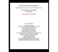Généalogie Augieras - Familles des conjoints - Tome II