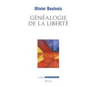 Généalogie de la liberté - Olivier Boulnois - Seuil - broché - Essai