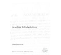 Généalogie de l'individualisme