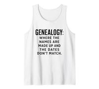 Généalogie drôle Recherche Arbre généalogique Humour généalogiste Débardeur