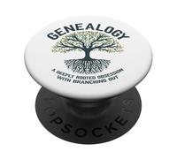 Généalogie Famille Forme des Racines d'arbres Conception de PopSockets PopGrip Adhésif