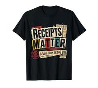Généalogie Généalogiste Receipts Matter Even from 1820 T-Shirt