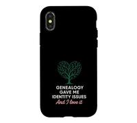 Généalogie Nerd Gift Family Tree Research Ancestry Club Coque pour iPhone X/XS
