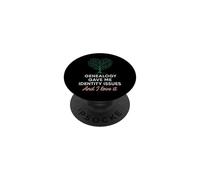 Généalogie Nerd Gift Family Tree Research Ancestry Club PopSockets PopGrip Adhésif