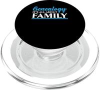 Généalogie Tout est Question d'ascendance familiale Généalogiste PopSockets PopGrip pour MagSafe