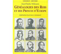 Genealogies des rois et princes d'europe