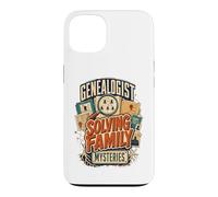Généalogist Solving Family Mystères Généalogie Ancestry Coque pour iPhone 13