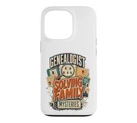 Généalogist Solving Family Mystères Généalogie Ancestry Coque pour iPhone 13 Pro