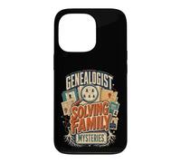 Généalogist Solving Family Mystères Généalogie Ancestry Coque pour iPhone 13 Pro