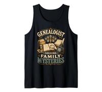 Généalogist Solving Family Mystères Généalogie Ancestry Débardeur