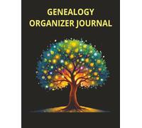 Genealogy Organizer Journal: Ancestry Log Book and Family Tree Record Tracker | Large 8.5" x 11" Workbook for Researching Heritage, Census Records, and Family Milestones