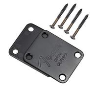 geneic Plaque de manche et vis pour guitare électrique Stratocaster Tele S T TL - Chrome ou noir