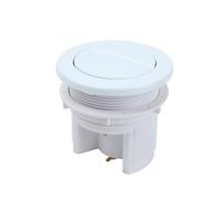 Général Double Vannes de vidange Bouton pneumatique Grand Diamètre ABS Cuivre Vannes de vidange Convient pour divers réservoirs de toilettes Vannes de réservoir de toilette de grand diamètre