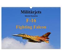 General Dynamics F-16 Fighting Falcon jet militaire, Version française (Calendrier mural 2026 DIN A3 portrait), Calendrier CALVENDO mensuel