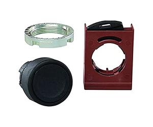 General Electric AUN185001 Bouton-poussoir standard thermoplastique affleurant Rouge