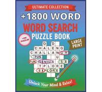 General English Word Search Puzzle Book: 150+ Large Print Puzzles with 1800+ Words for Relaxing Brain Challenges: Fun and Easy Word Search for All ... Format, Great for Adults, Seniors, and Teens