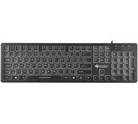 General Keys claviers: Clavier USB éclairé avec pavé numérique, Disposition Allemande (QWERTZ) (Clavier avec éclairage)