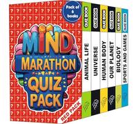 General Knowledge Series - Mind Marathon Quiz Pack (Red Pack Set of 6 Books)