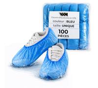 general merchandising Surchaussures jetables imperméables 100 pièces bleu