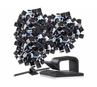 General Office 100 supports pour câbles autocollants - coloris noir