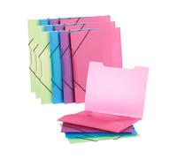 General Office 16 chemises plastiques à rabats et élastiques - 4 coloris