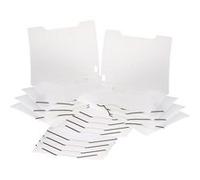 16 Chemises Plastiques À Rabats Et Élastiques - Transparent