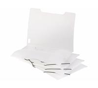 General Office 4 chemises plastiques à rabats et élastiques - Transparent