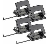 General Office : 4 perforateurs 2 trous pour jusqu'à 30 feuilles avec rail de butée A6 / A5 / A4