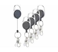 General Office 5 porte-clés rétractables avec mousqueton