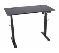 General Office Bureau assis/debout électrique avec roulettes - coloris noir