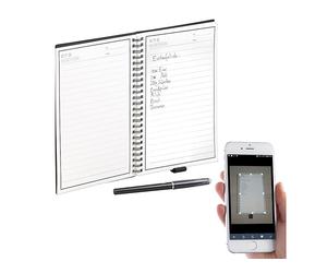 General Office Carnet réutilisable A5 avec stylo noir et application